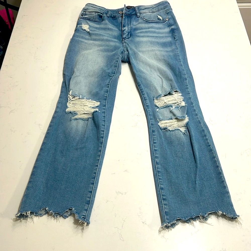 Judy Blue straight crop jeans 25 inches long